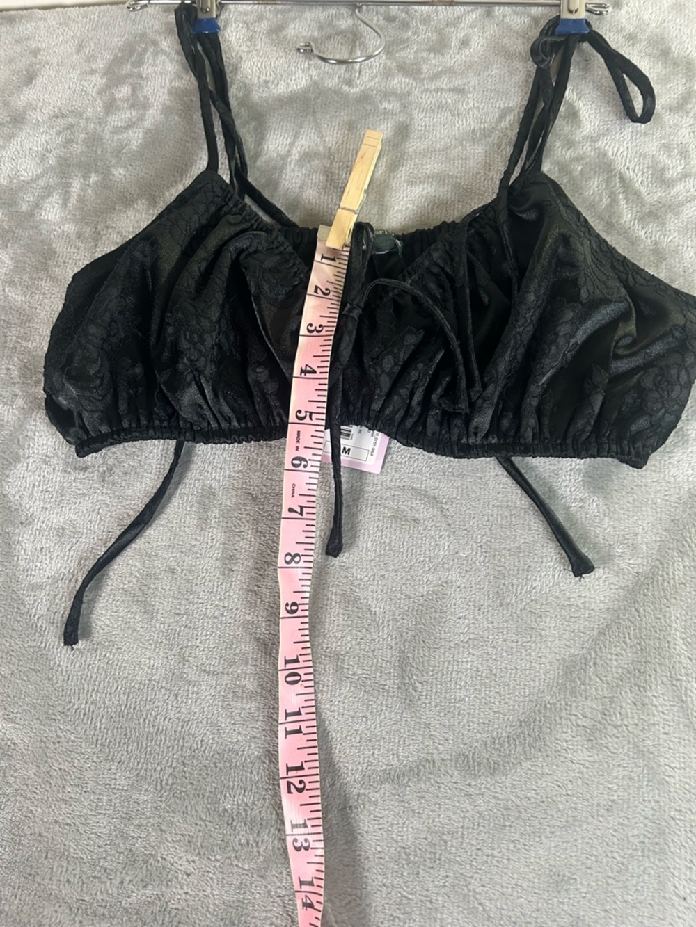 wild fable Black Textured Lace Bralette and skirt set NWT - Picture 15 of 16